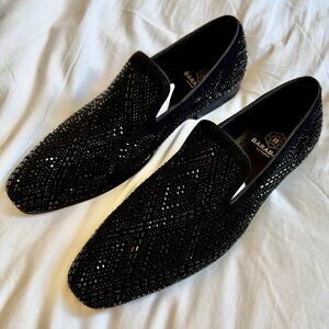 Brand New Barabas Toronto black rhinestone loafer Size 10